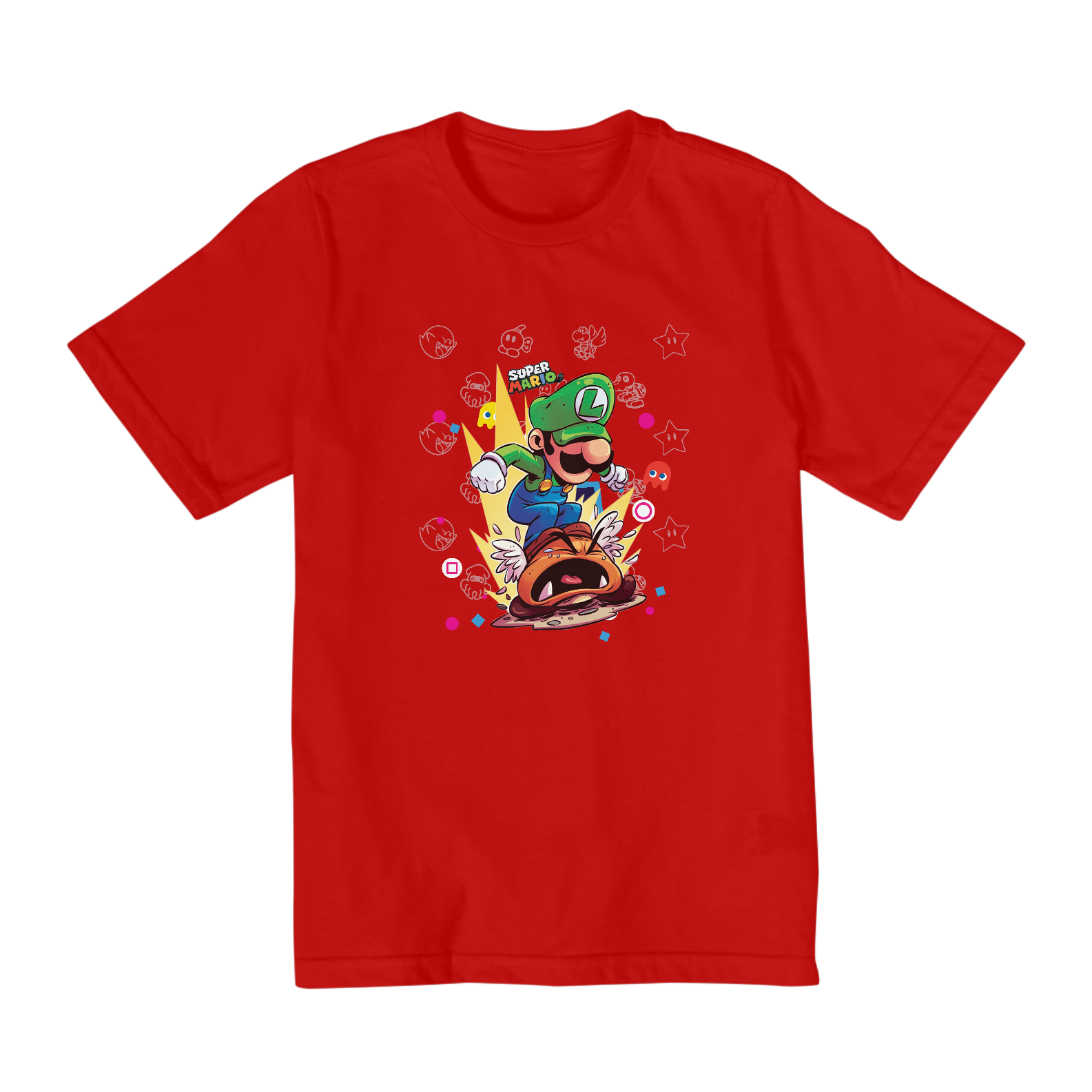 CAMISETA SUPER MARIO LUIGI