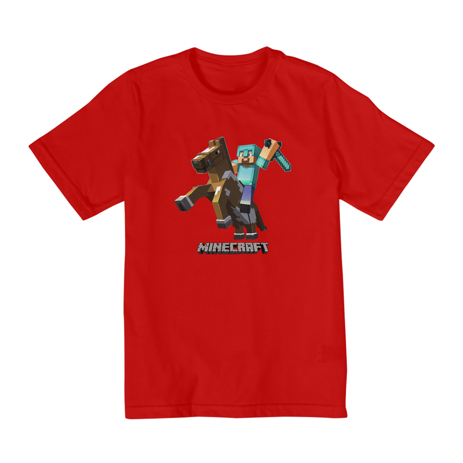 CAMISETA MINECRAFT HORSE