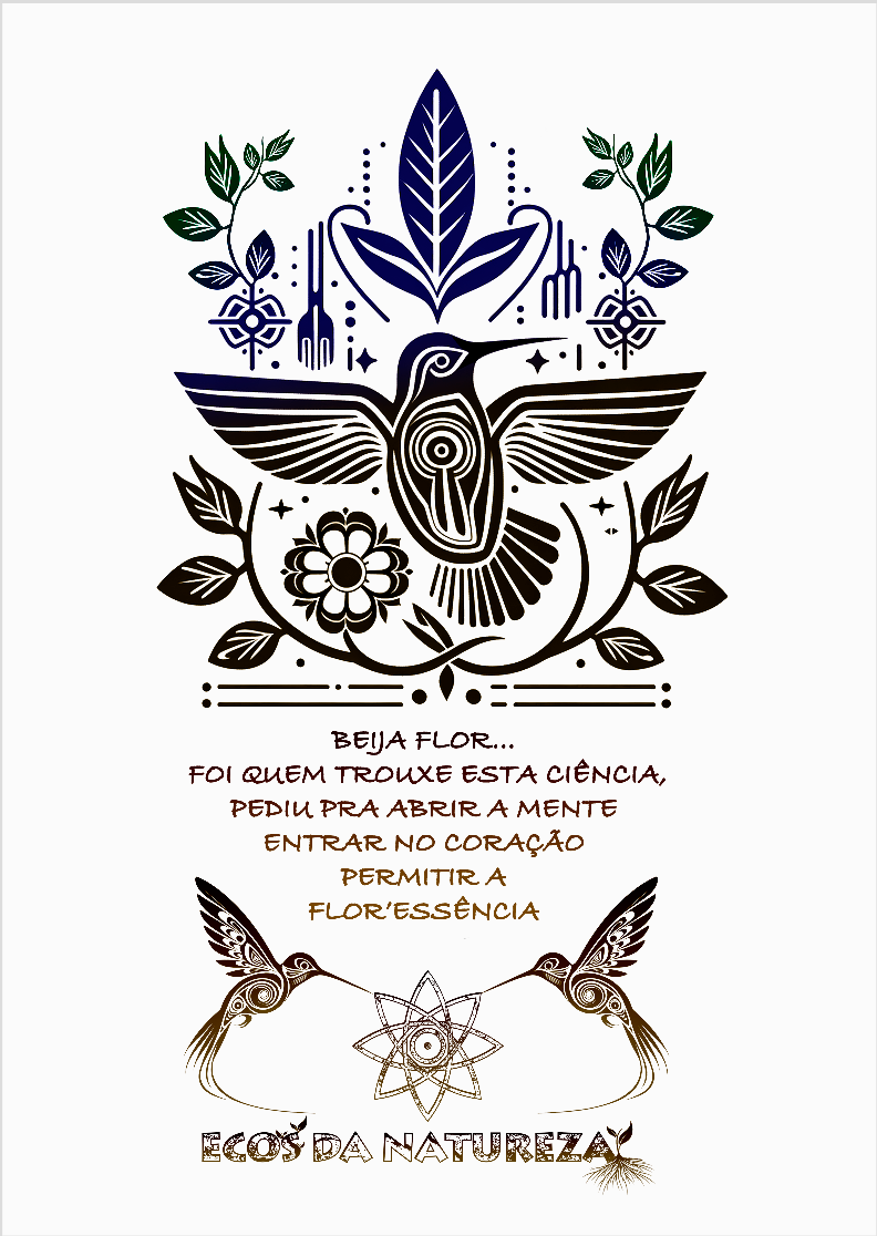 Poster Beija Flor é Flor