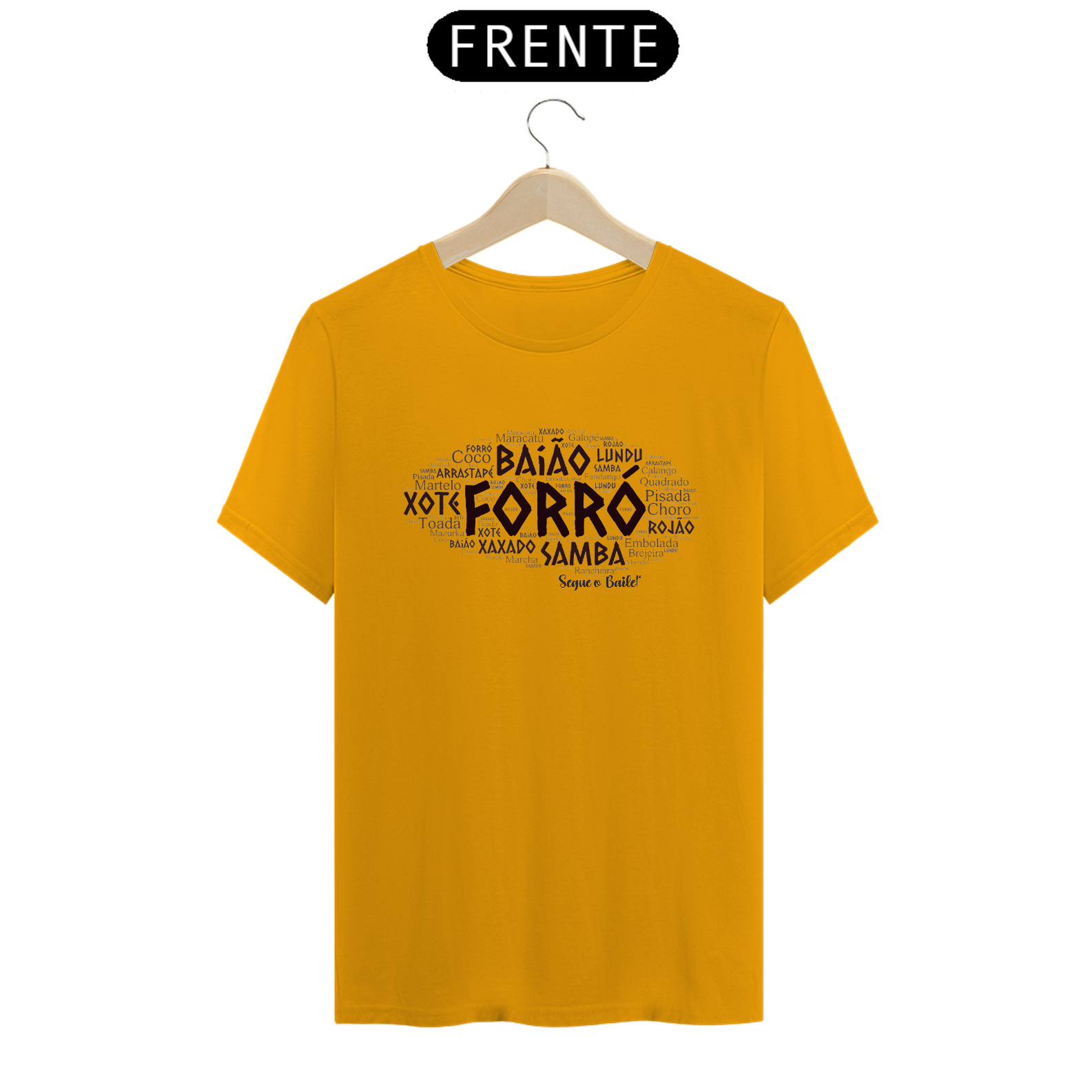 Camiseta Forró Nuvem de Palavras - Masculino