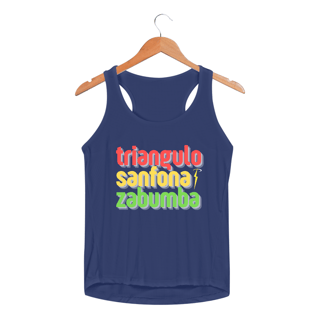 Camiseta Regata Dry Fit 3 Elementos do Forró - Feminino