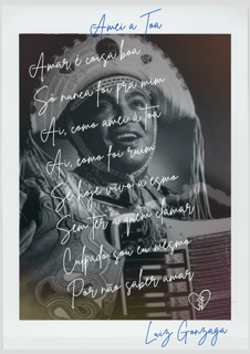 Poster Luiz Gonzaga - Amei a Toa
