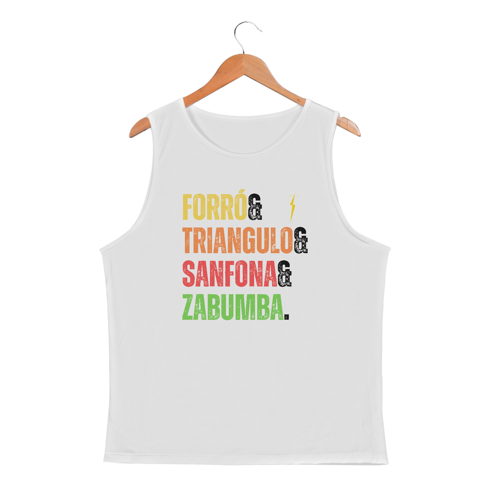 Camiseta Regata Dry Fit Forró e seus 3 Elementos 