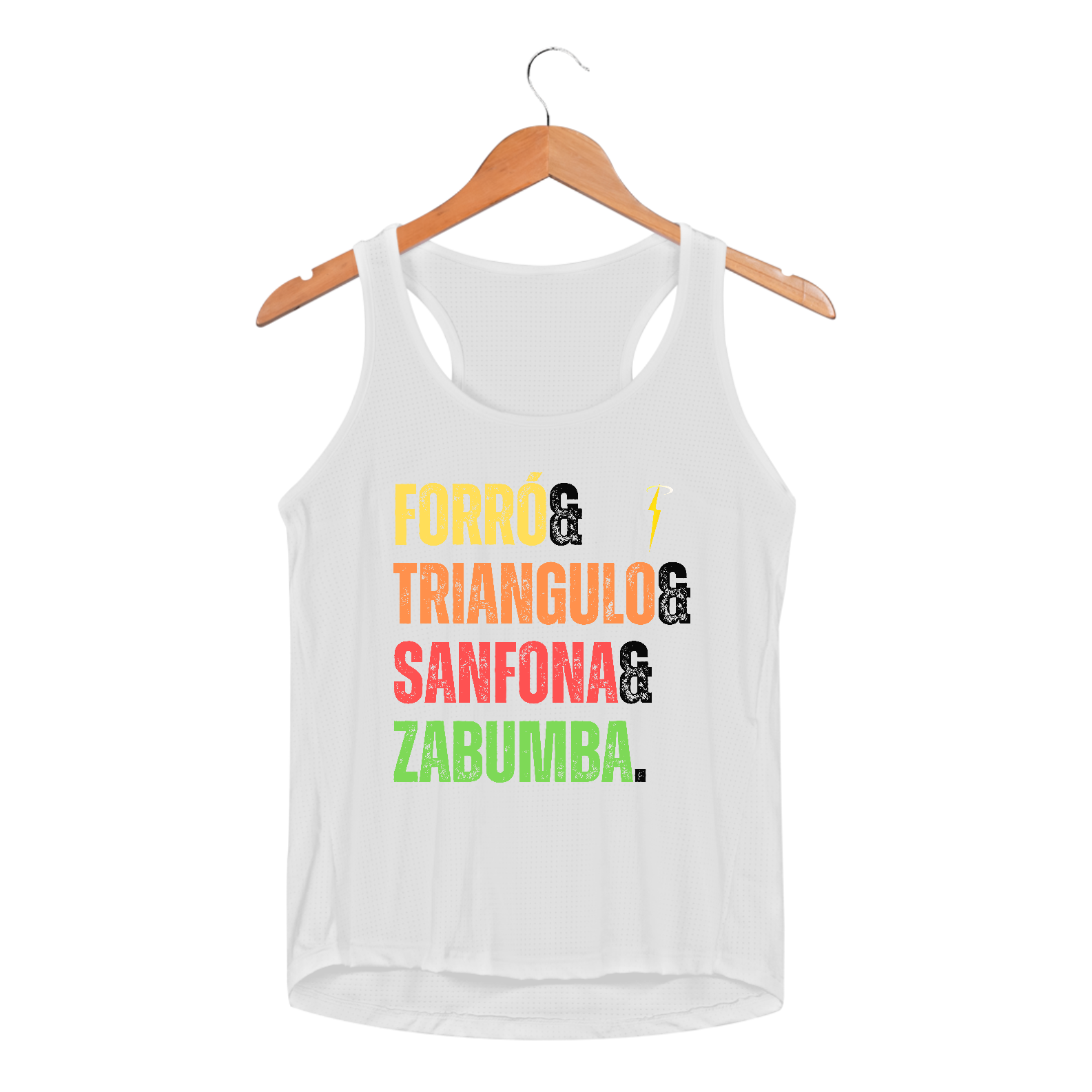 Camiseta Regata Dry Fit Forró e seus 3 Elementos - Feminina