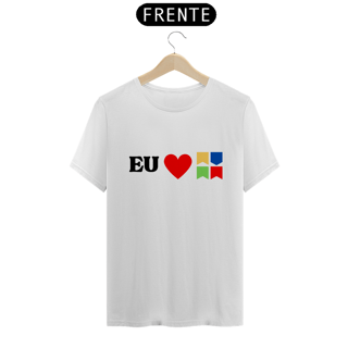 Camiseta Quality Eu Amo Arraiá - Horizontal v2
