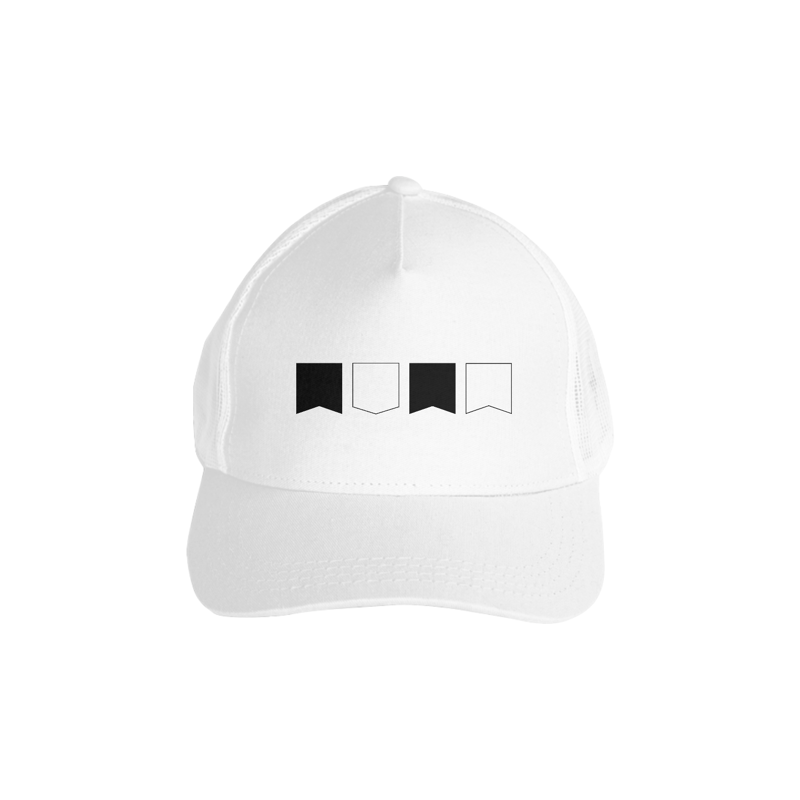 Boné Arraiá Estampa Preta