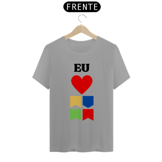 Camiseta Quality Eu Amo Arraiá - Vertical v2