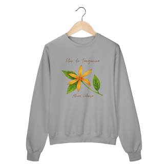 Casaco Moletom Flor de Tangerina