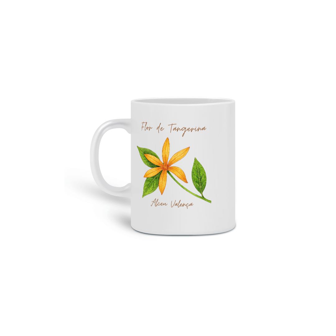 Caneca Flor de Tangerina