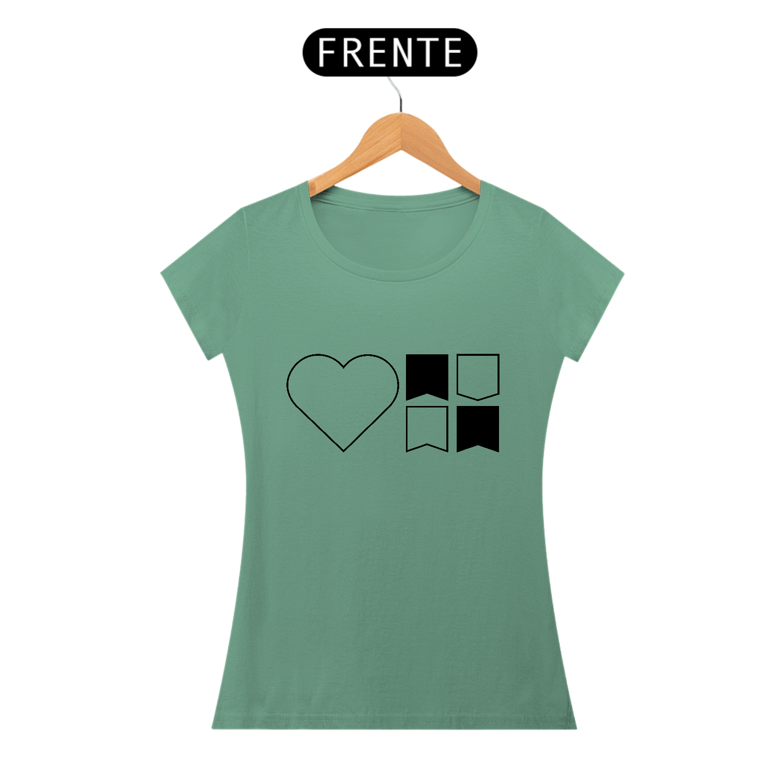 Camiseta Baby Long Estonada Eu Amo Arraiá v2