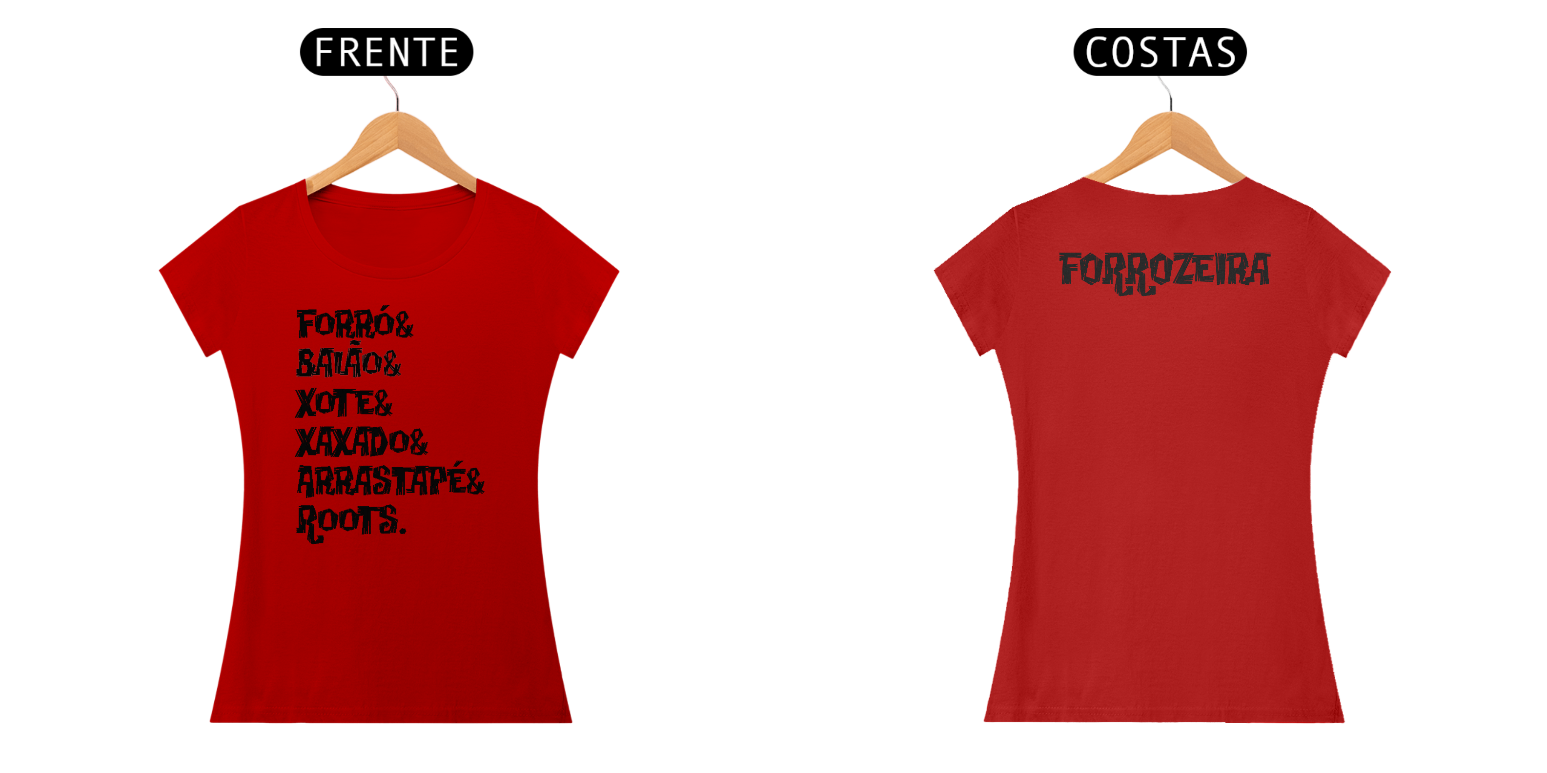 Camiseta Baby Long Quality Forró e Etc.