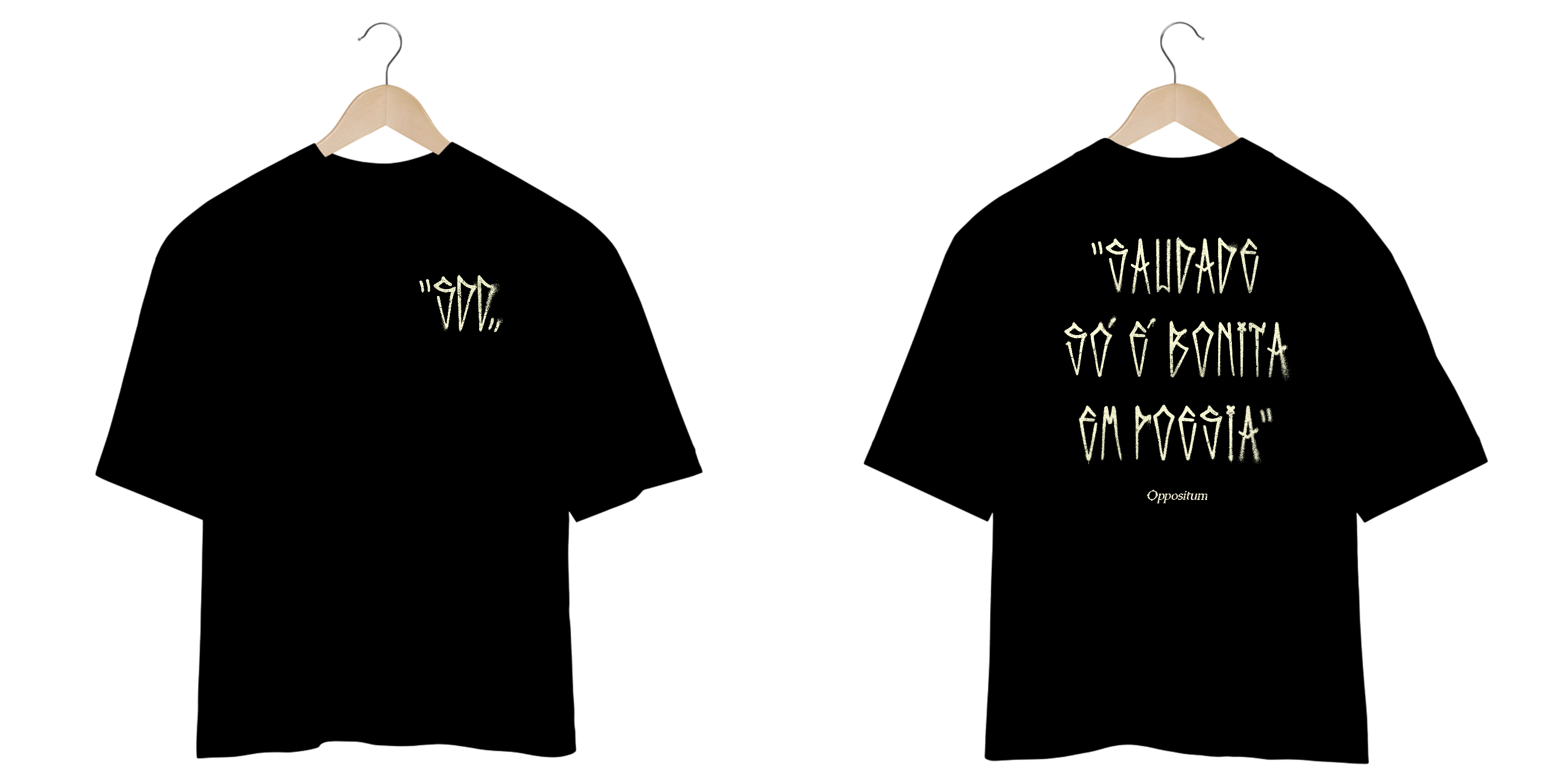 Camiseta Oversized - Saudade