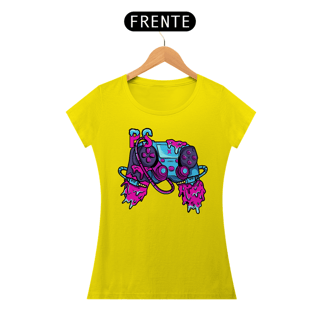 Camiseta Feminina Controle PS Joystick Estampa GAME