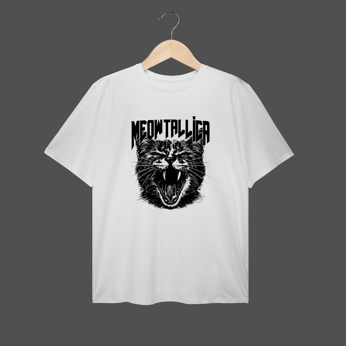 Camiseta Plus Size | Meowtallica