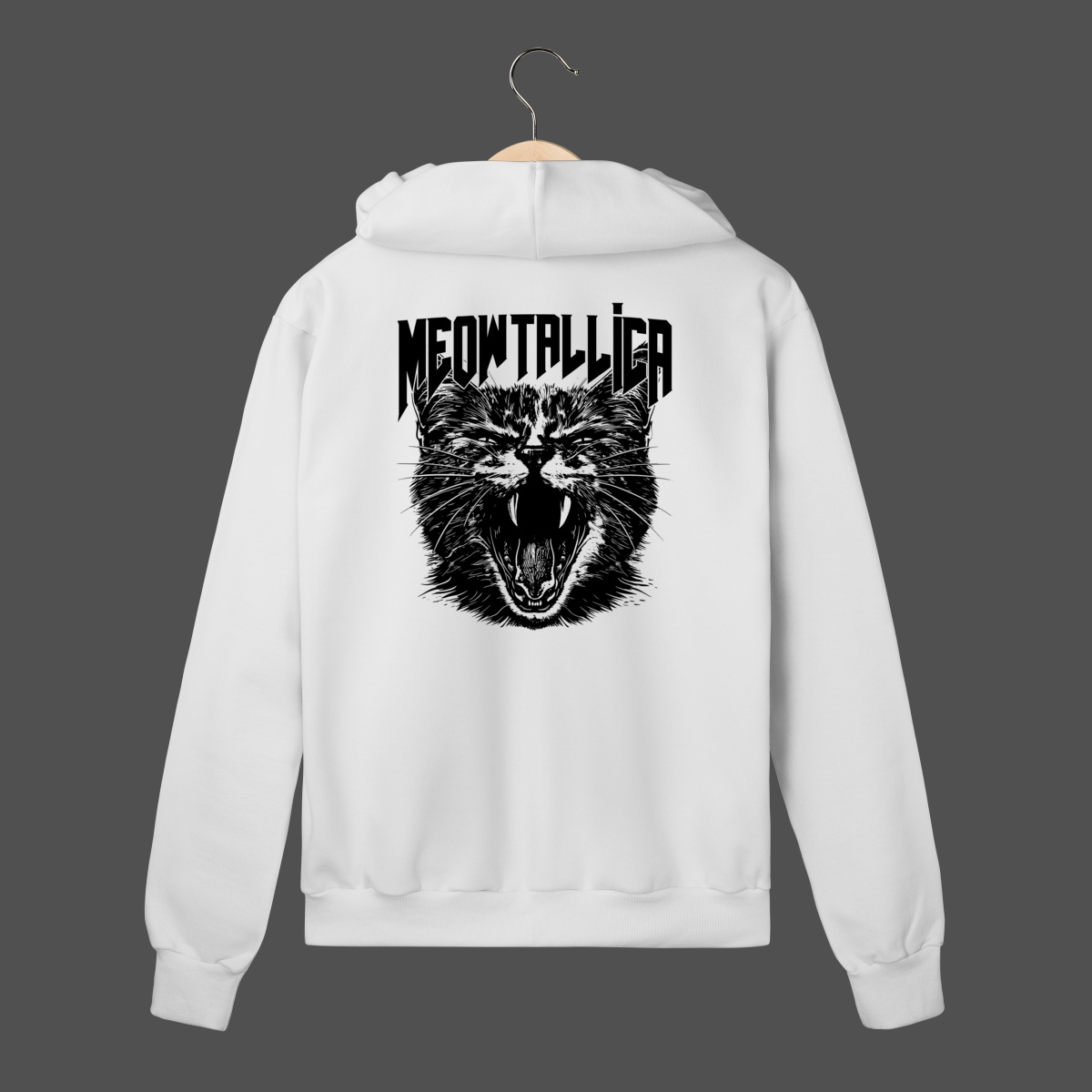 Moletom C/ Zíper Prime | Meowtallica