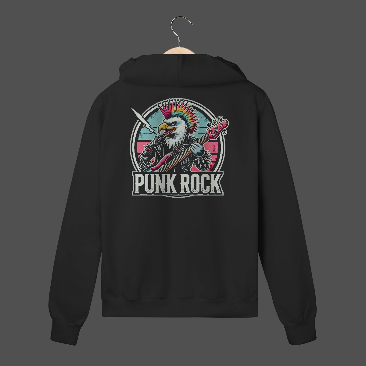 Nome do produto: Moletom C/ Zíper Prime | Punk Rock