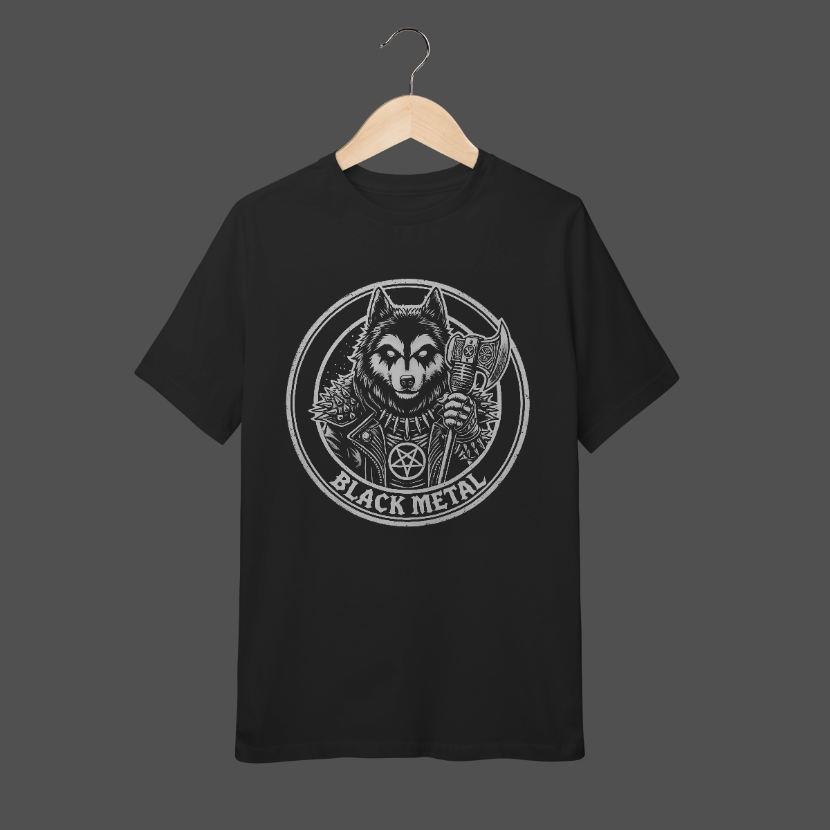 Camiseta Infantil (10 a 14) | Black Metal