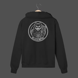 Moletom C/ Zíper Prime | Black Metal