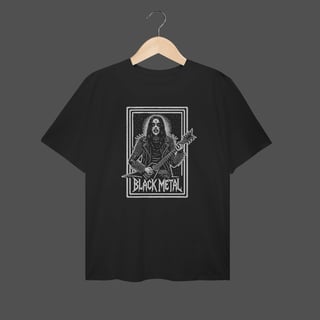 Camiseta Plus Size | Black Metal