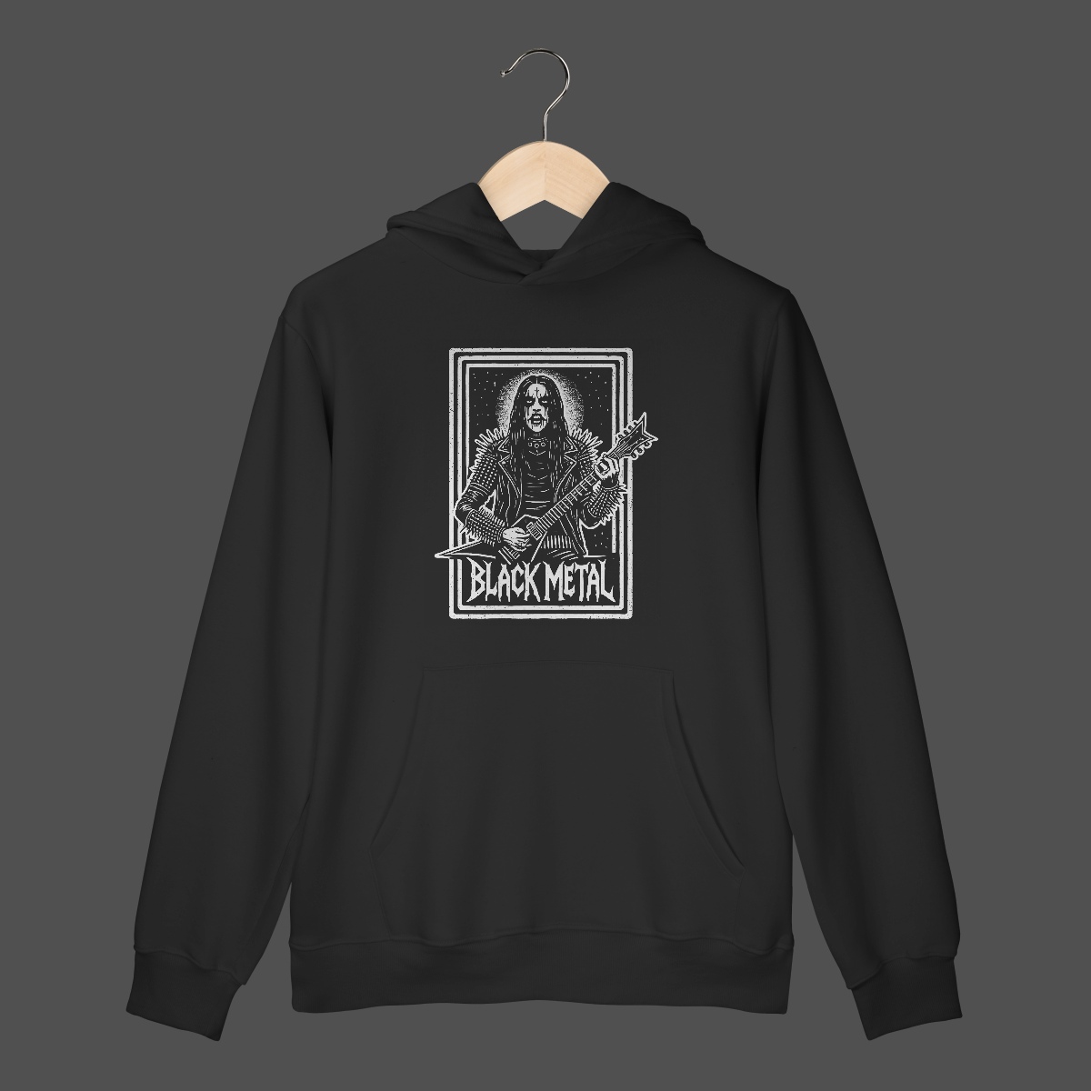 Moletom Canguru Prime | Black Metal