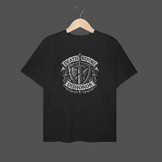 Camiseta Plus Size | Death Before Dishonor