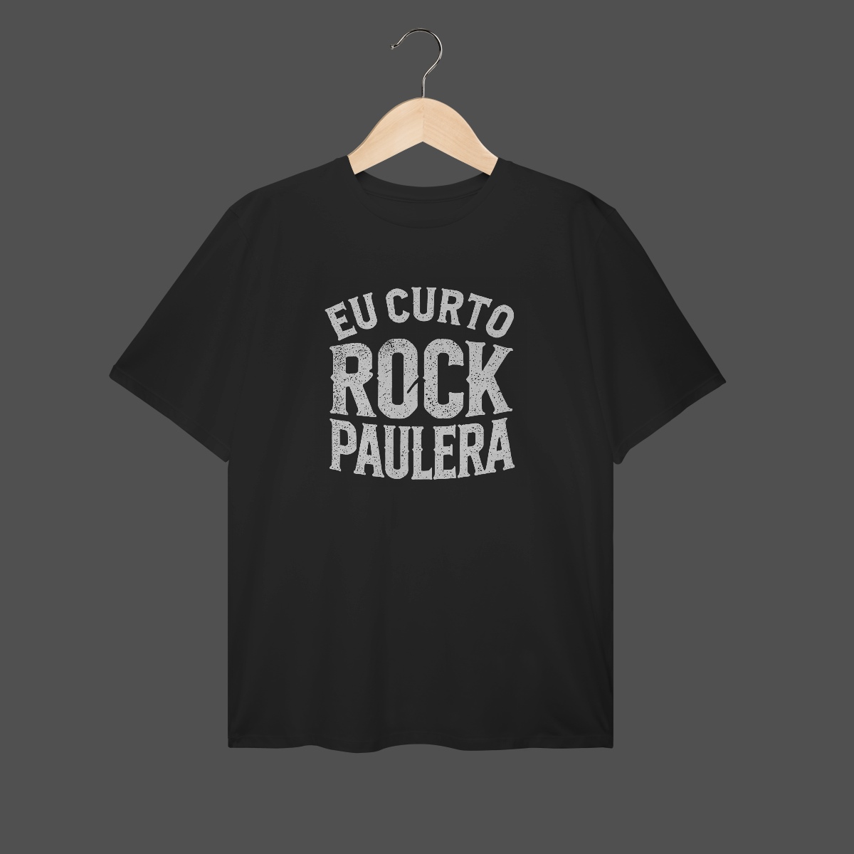 Camiseta Plus Size | Eu Curto Rock Paulera