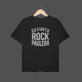Camiseta Plus Size | Eu Curto Rock Paulera