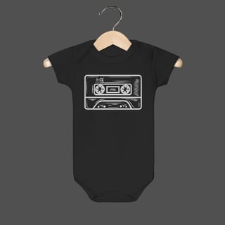 Body Infantil | Fita K7 Rock