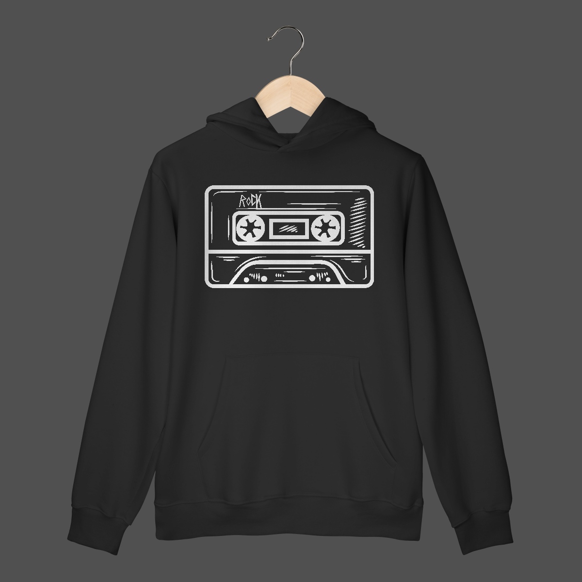 Moletom Canguru Prime | Fita K7 Rock