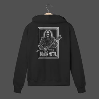 Moletom C/ Zíper Prime | Black Metal