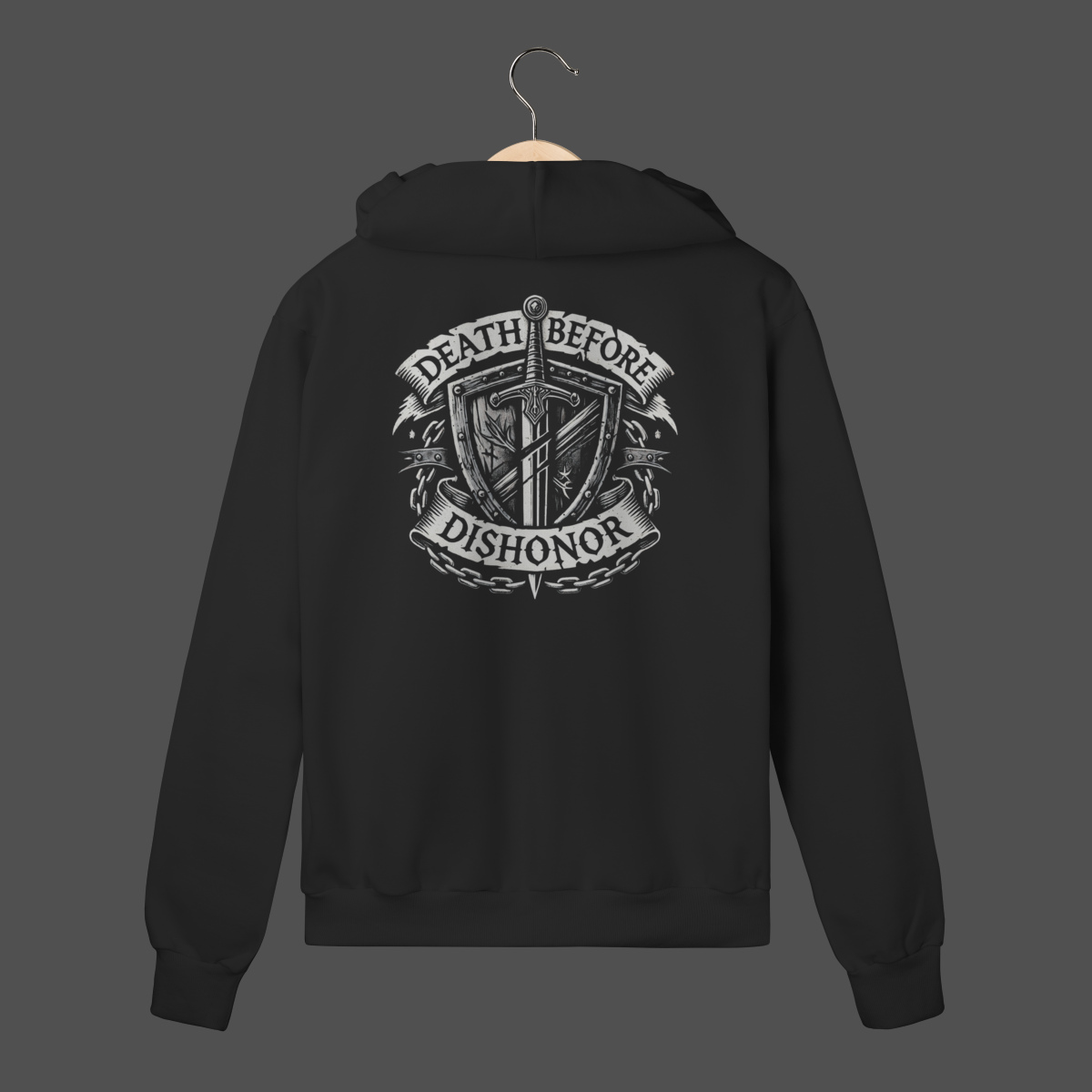 Moletom C/ Zíper Prime | Death Before Dishonor