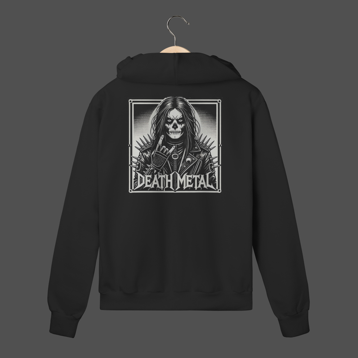 Nome do produto: Moletom C/ Zíper Prime | Death Metal