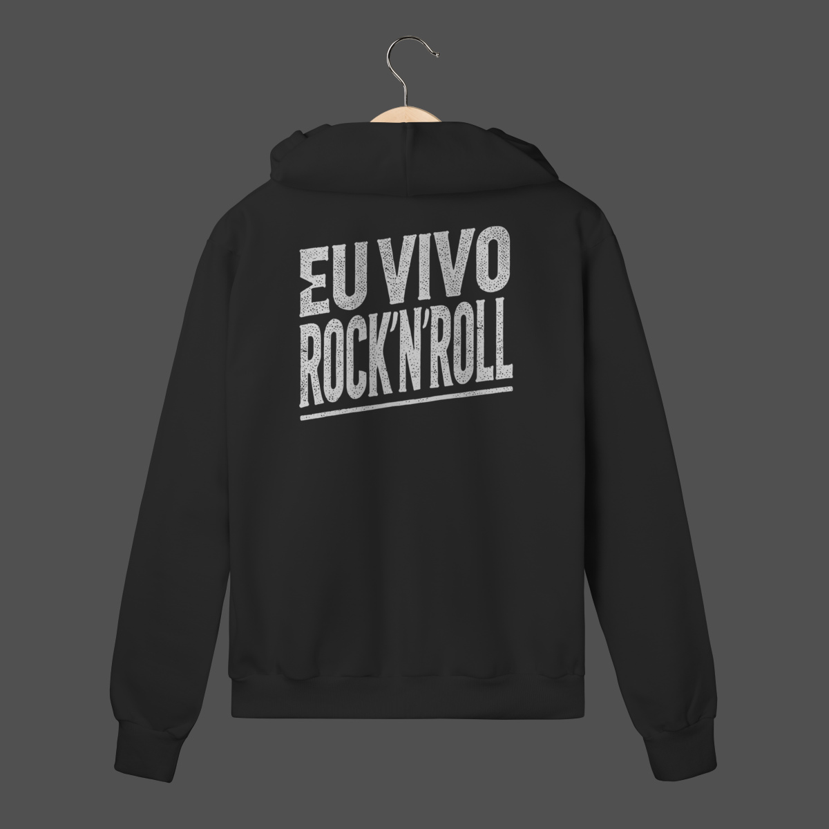 Nome do produto: Moletom C/ Zíper Prime | Eu Vivo Rock
