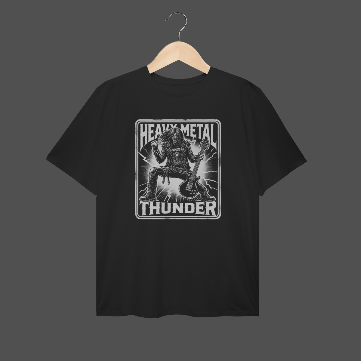 Camiseta Plus Size | Heavy Metal Thunder
