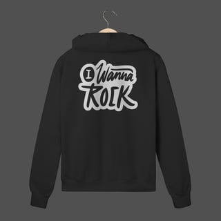 Moletom C/ Zíper Prime | I Wanna Rock