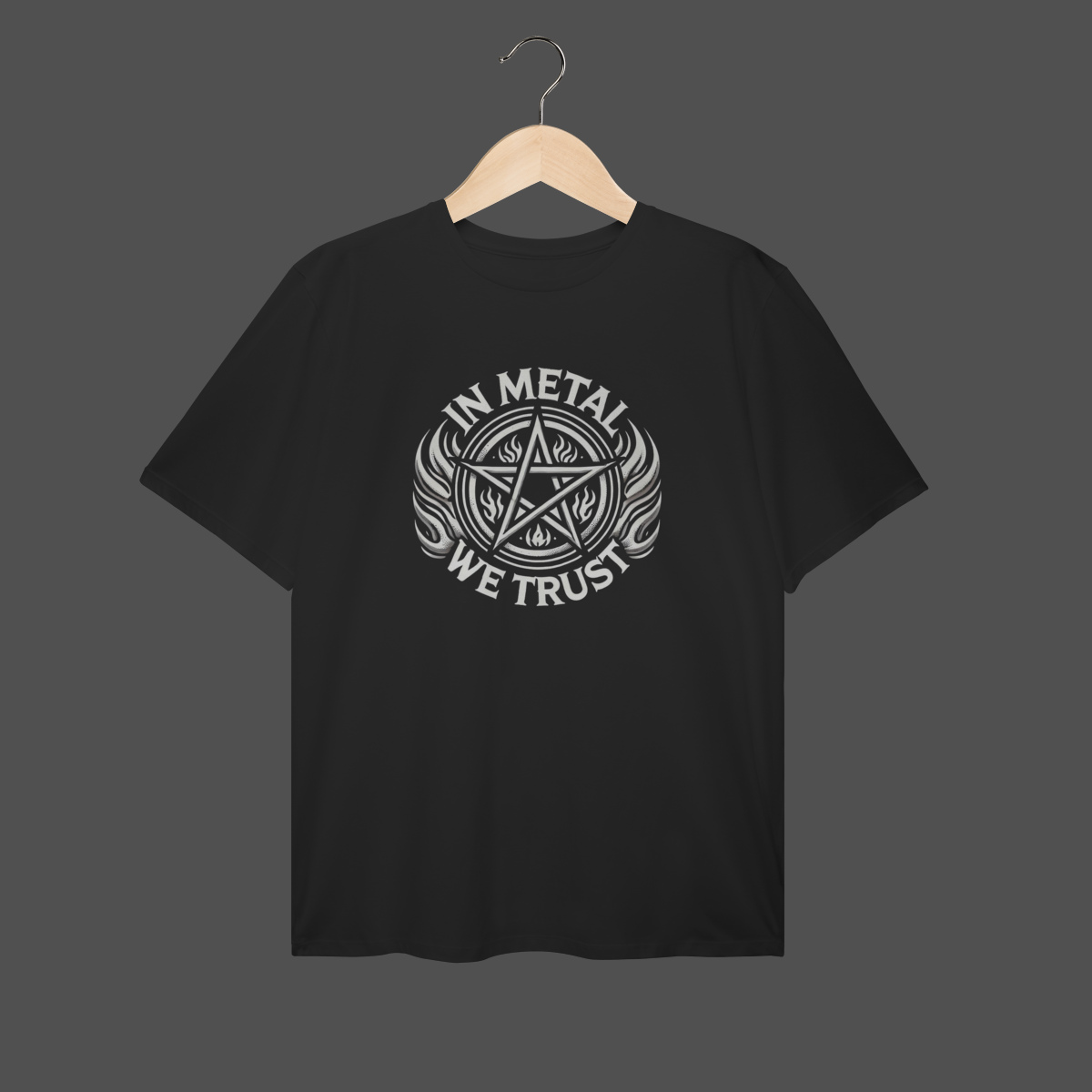 Camiseta Plus Size | In Metal We Trust