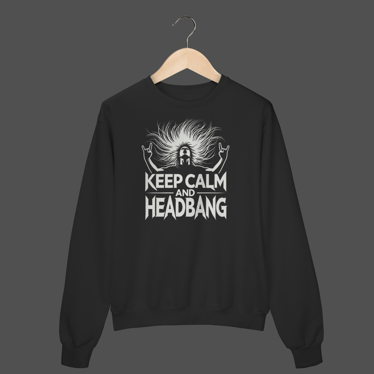 Moletom Fechado Prime | Keep Calm And HeadBang