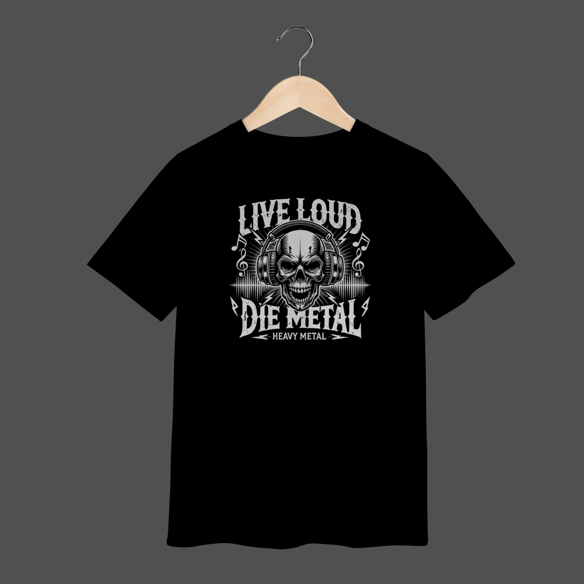 Camiseta Infantil (2 a 8) | Live Loud - Die Metal