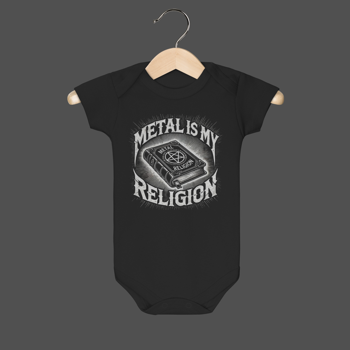 Nome do produto: Body Infantil | Metal Is My Religion