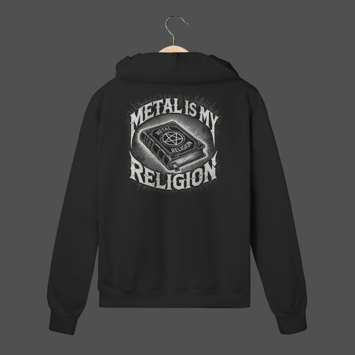 Moletom C/ Zíper Prime | Metal Is My Religion