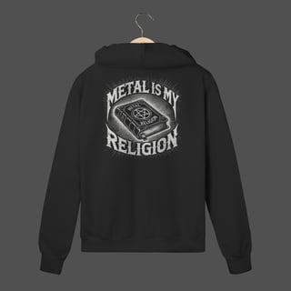 Moletom C/ Zíper Prime | Metal Is My Religion