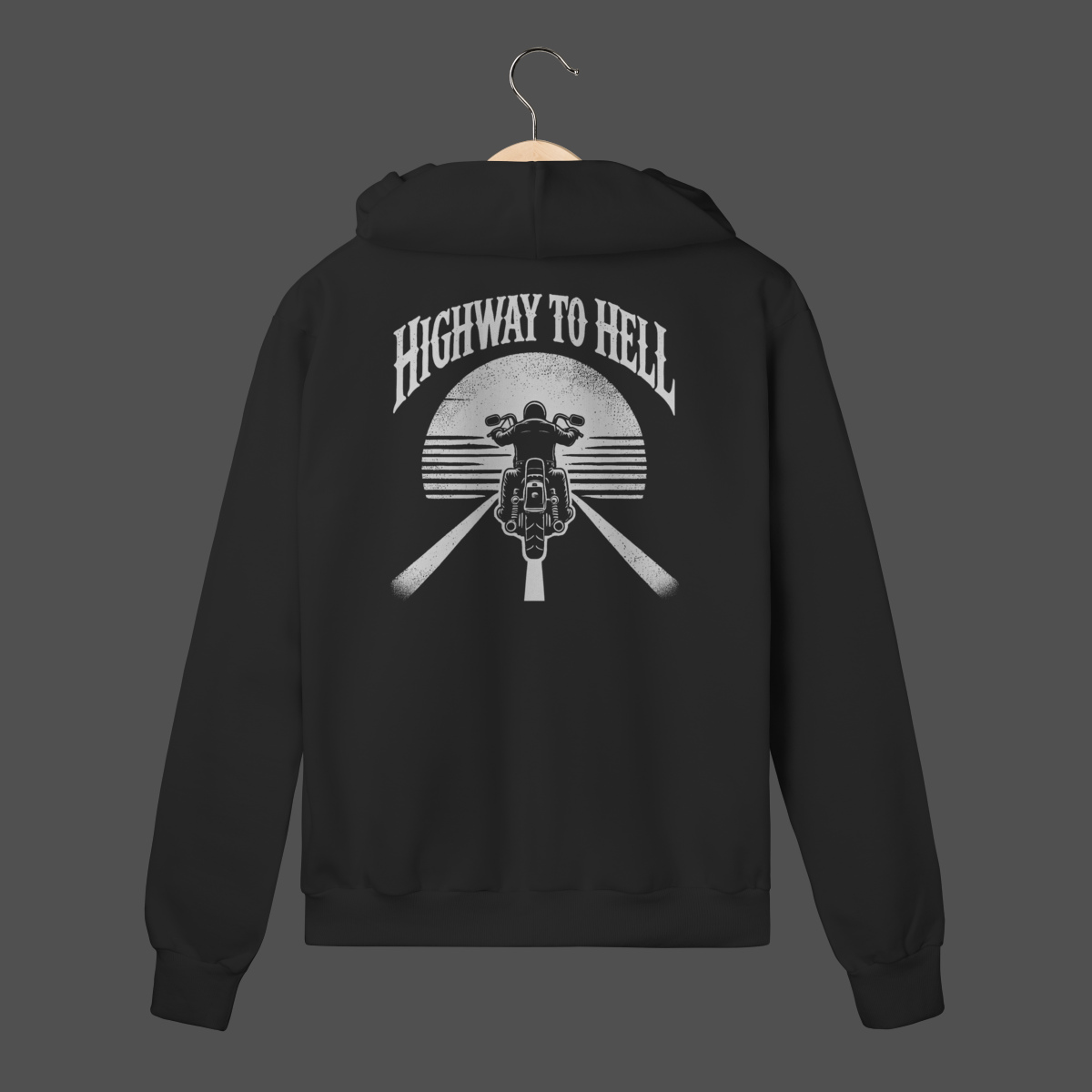 Nome do produto: Moletom C/ Zíper Prime | Highway To Hell