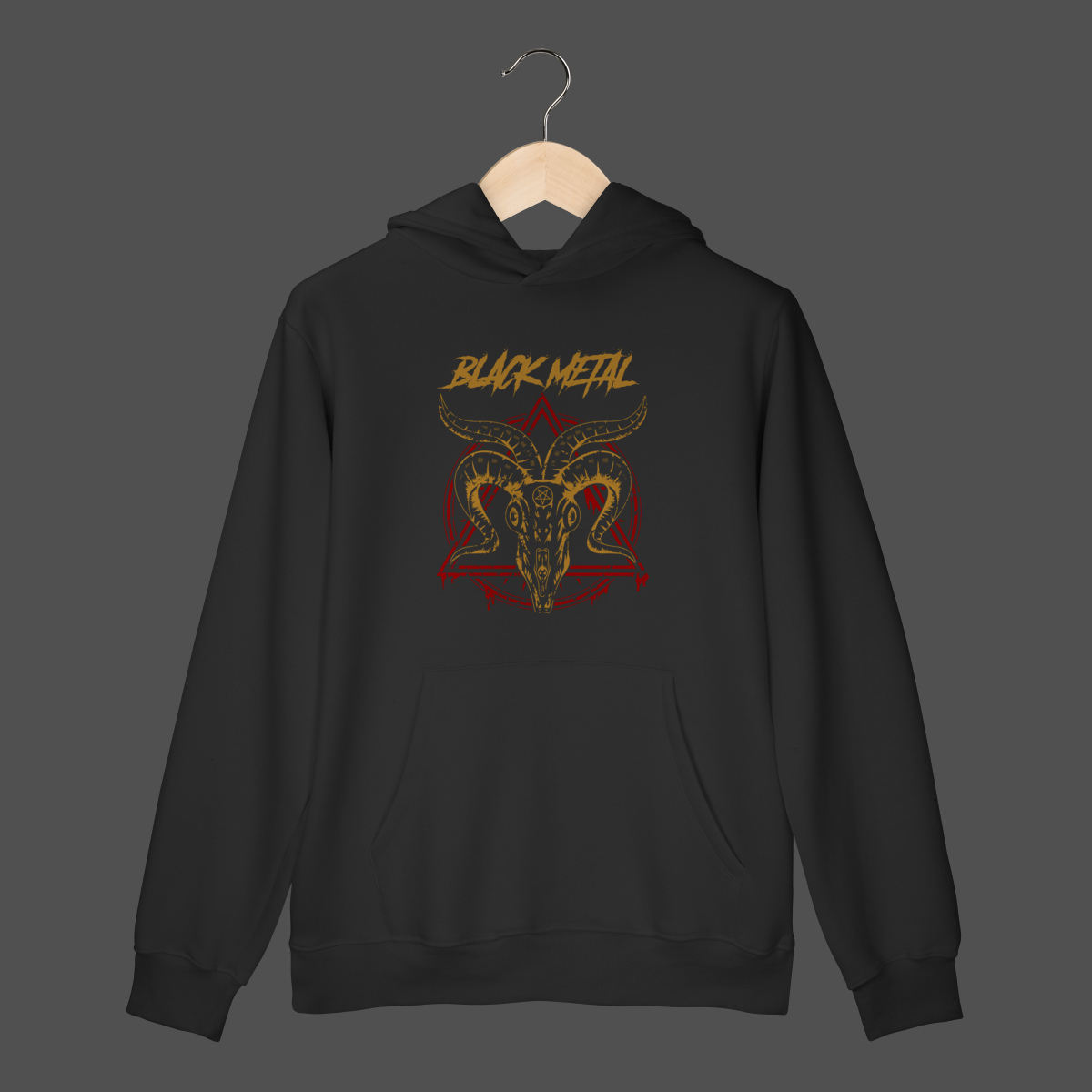 Moletom Canguru Prime | Black Metal