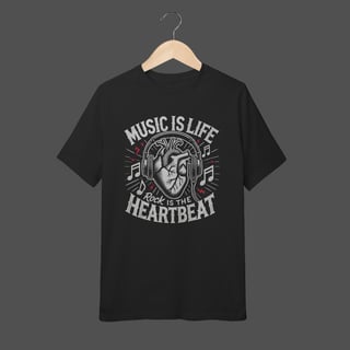 Camiseta Infantil (10 a 14) | Music Is Life
