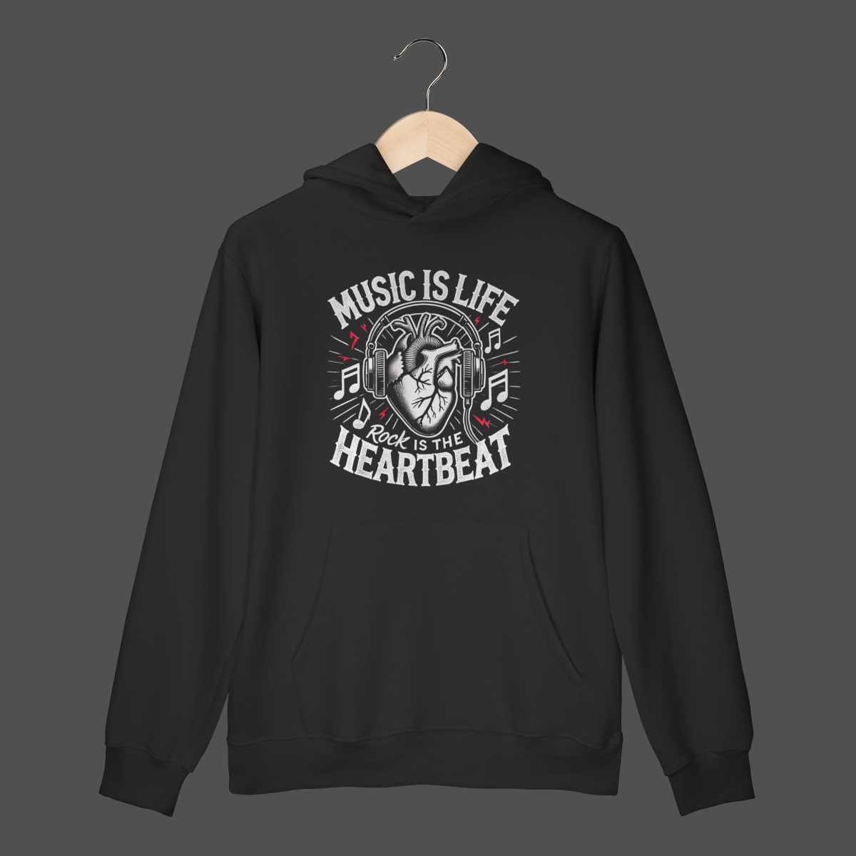 Moletom Canguru Prime | Music Is Life