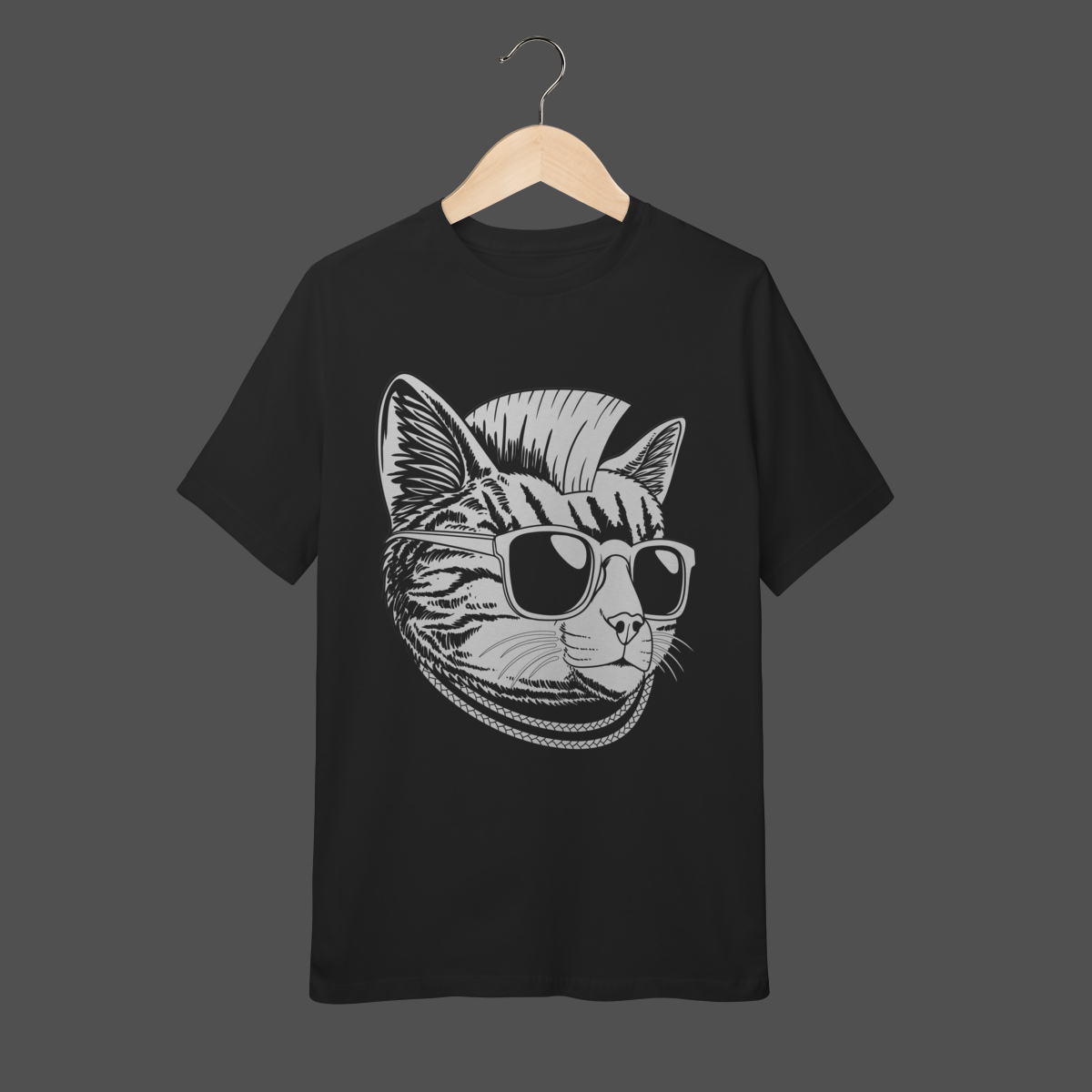 Camiseta Infantil (10 a 14) | Punk Cat