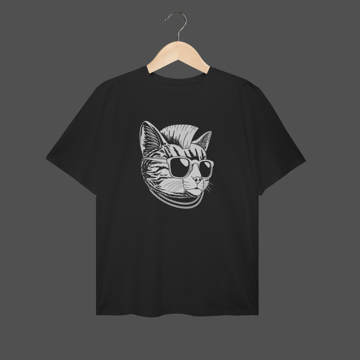 Camiseta Plus Size | Punk Cat