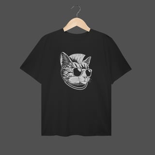 Camiseta Plus Size | Punk Cat