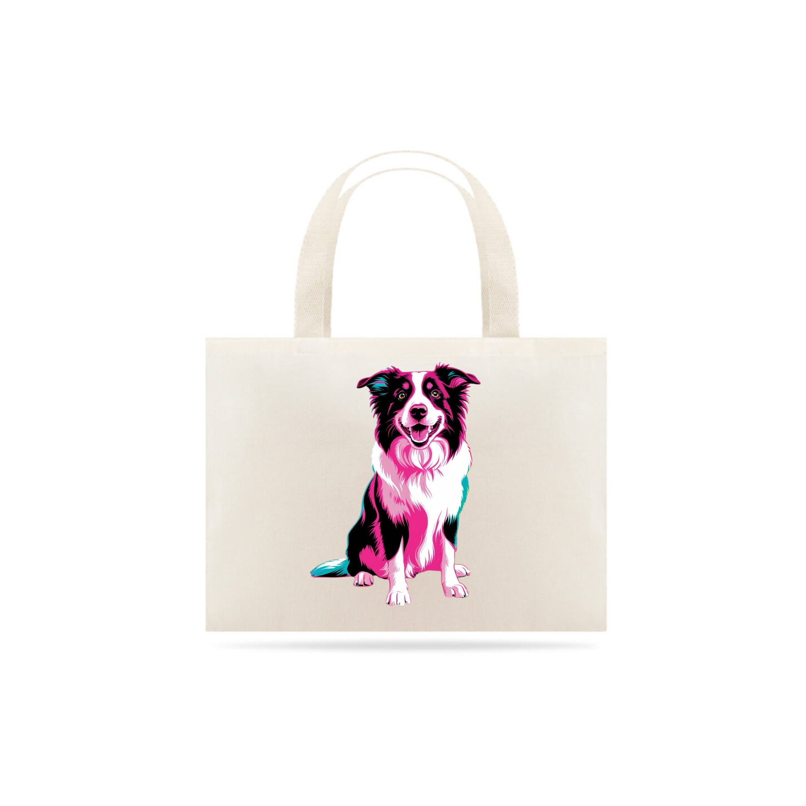 Eco Bag Border Collie - Pop Art