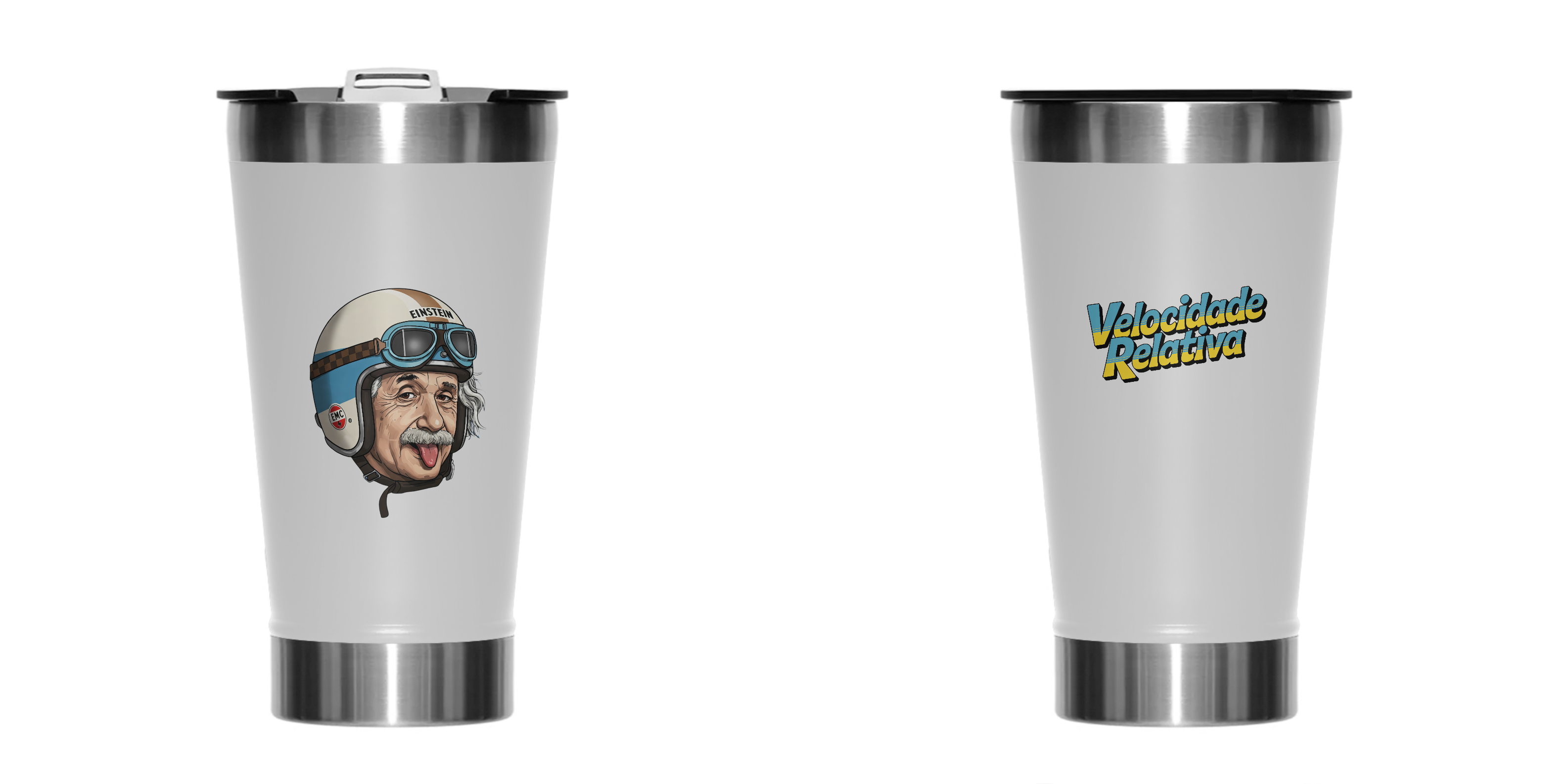 Copo Térmico Albert Einstein 